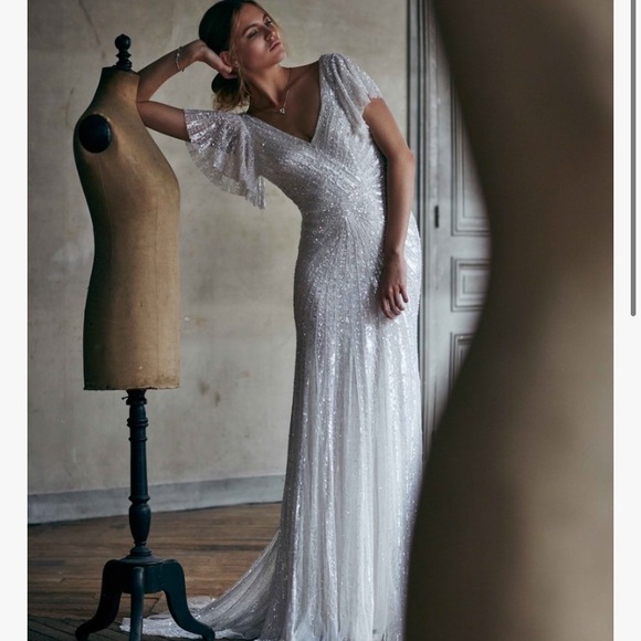 BHLDN Cibella gown size 10 - Picture 1 of 13